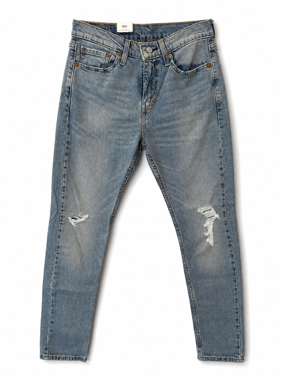 Levi’s 510 Skinny Jeans Men’s or Women’s 29x30 Light Wash Distressed Denim
